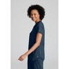 Barco One Women's Flux 2-Pocket Banded Zip Collar Scrub Top - 3 of 4