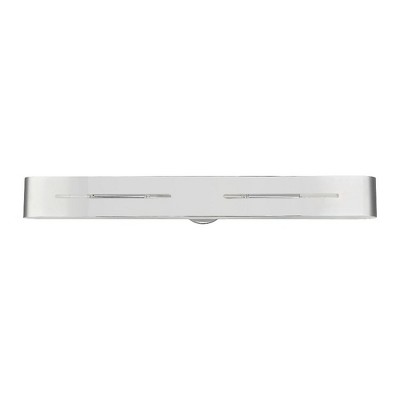 Polished Chrome 4-Light Dimmable Outdoor Vanity Fixture