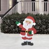Holiday Living 44-inch Twinkling Santa Pre-lit with LED Christmas Yard Decor - 2 of 3
