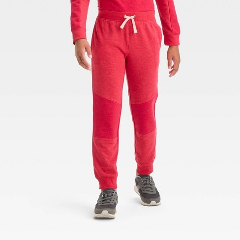 Boys' Thermal Knit Jogger Pants - Cat & Jack™ Red M : Target