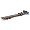 First Gear DCP Blue & Black 1/64 Peterbilt 389 Sleeper Cab Landoll 440B Traveling Axle Trailer 60-2050 - 3 of 4