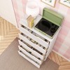 Max & Lily Dresser, 5 Storage Drawers Farmhouse Solid Wood Bedroom Dressers - 3 of 4