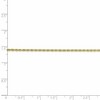 Black Bow Jewelry 1.75mm 10k Yellow Gold Diamond Cut Solid Rope Chain Bracelet & Anklet - 4 of 4