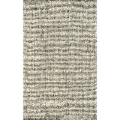 Gray 8' x 10' Handwoven Chunky Jute Area Rug