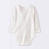 Baby 3pk Long Sleeve Side-Snap Bodysuit - Cloud Island™ Gray - 2 of 4