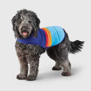 Gingerbread Playhouse Blue with Stripes Cat and Dog Fleece Vest - Wondershop™