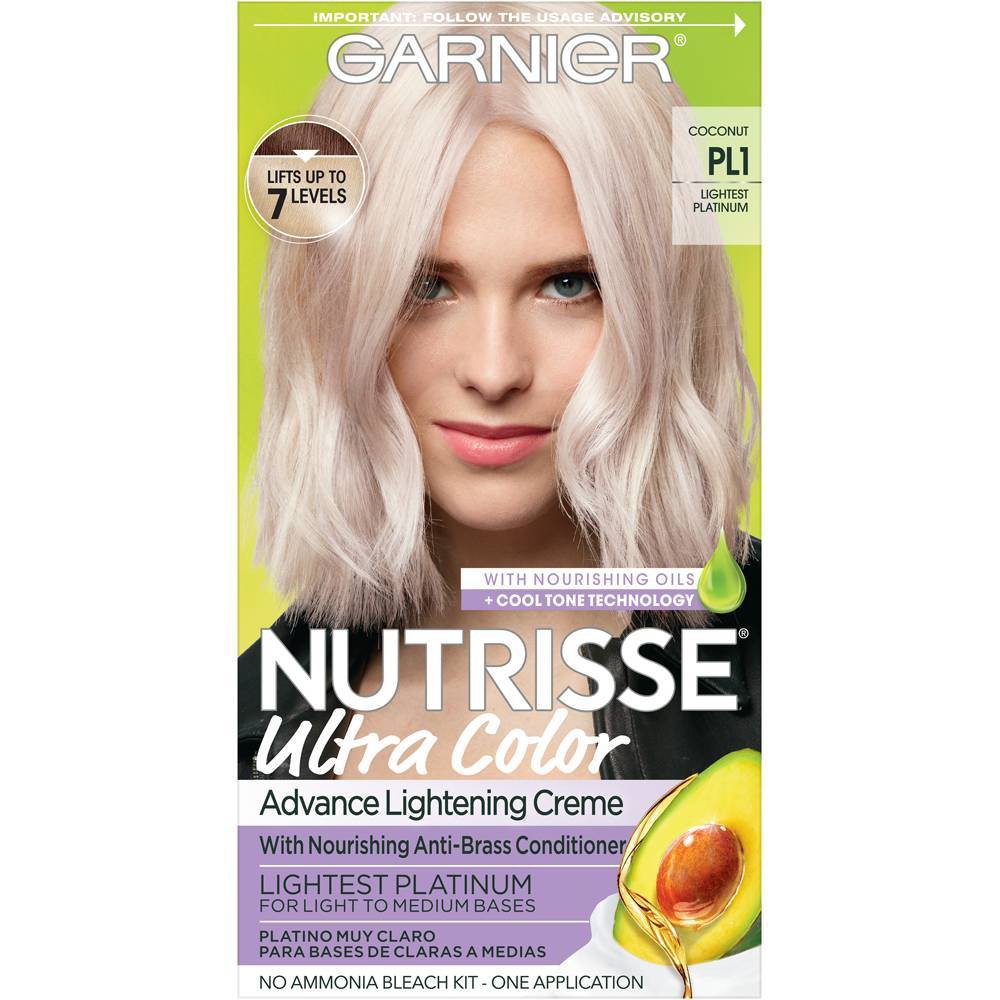 Photos - Hair Dye Garnier Nutrisse Ultra Color Blondes Advance Lightening Cream - Lightest P 