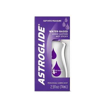 Astroglide Water Based Lube (4oz), Ultra Gentle Gel Personal Lubricant,  Stays Put with No Drip, Sex Lube for Long-Lasting Pleasure for Men, Women  and