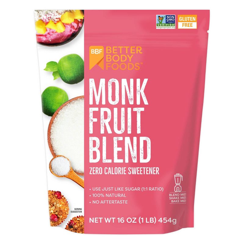 BetterBody Foods Monk Fruit Blend - 16oz, 1 of 11