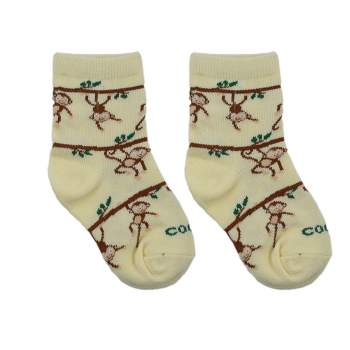 Cool Socks, Monkeys, Funny Novelty Socks, Medium