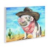 Stupell Industries Wild West Cowboy Pig, 19" x 13" - 3 of 4