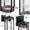 Progress Lighting Whitmire 1-Light Matte Black Outdoor Wall Lantern - 4 of 4