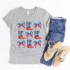The Juniper Shop Patriotic Boots Stacked Coquette Youth Short Sleeve Tee - 4 of 4