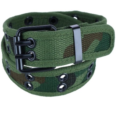 CTM Kids Camo 2 Hole Roller Buckle Canvas Belt - image 4