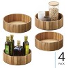 iDesign 10-Inch Round Acacia Wood Lazy Susan - 2 of 4