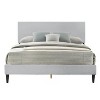Galano Bayson Wood Frame Full Platform Bed with Headboard in Brooklyn Cream, Brooklyn Gray, Brooklyn Pink - 2 of 4
