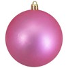 Northlight 12ct Bubblegum Pink Shatterproof 4-Finish Christmas Ball Ornaments 4" - 3 of 4