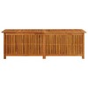 Storage Box Oiled solid acacia wood 68.9 in x 19.7 in x 22.8 in vidaXL - 4 of 4