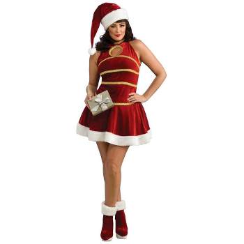 Rubie's Christmas Santa Adult Plus Women's Costume Dress
