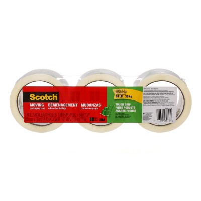 Scotch 3pk Transparent Tape 3/4 X 1000 : Target