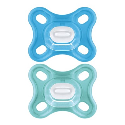 Mam Comfort 1 Newborn Lightweight Silicone Pacifier - Boy - 2pk : Target