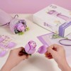ROBOTIME 3D Puzzles, Puzzle Model Building with branches and floral patterns, for Adults Creative Gift, Purple, 3.5"*3.5"*11" - 2 of 4