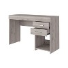 XIYUYEU Home Office Desk Modern 46.1" L Writing Desk with 3 Drawers and Storage Shelf for Study - 3 of 4
