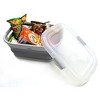 SAMMART Set of 2 Collapsible Laundry Basket with Lid - Space Saving Storage Container - 3 of 4