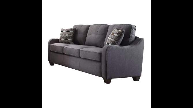 Cleavon Sofas Gray - Acme Furniture, 2 of 5, play video