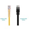 Monoprice Cat6 Ethernet Patch Cable - 2 Feet - Yellow | Network Internet Cord - Snagless RJ45 Stranded 550MHz UTP CMR Riser Rated Pure Bare Copper - 2 of 4