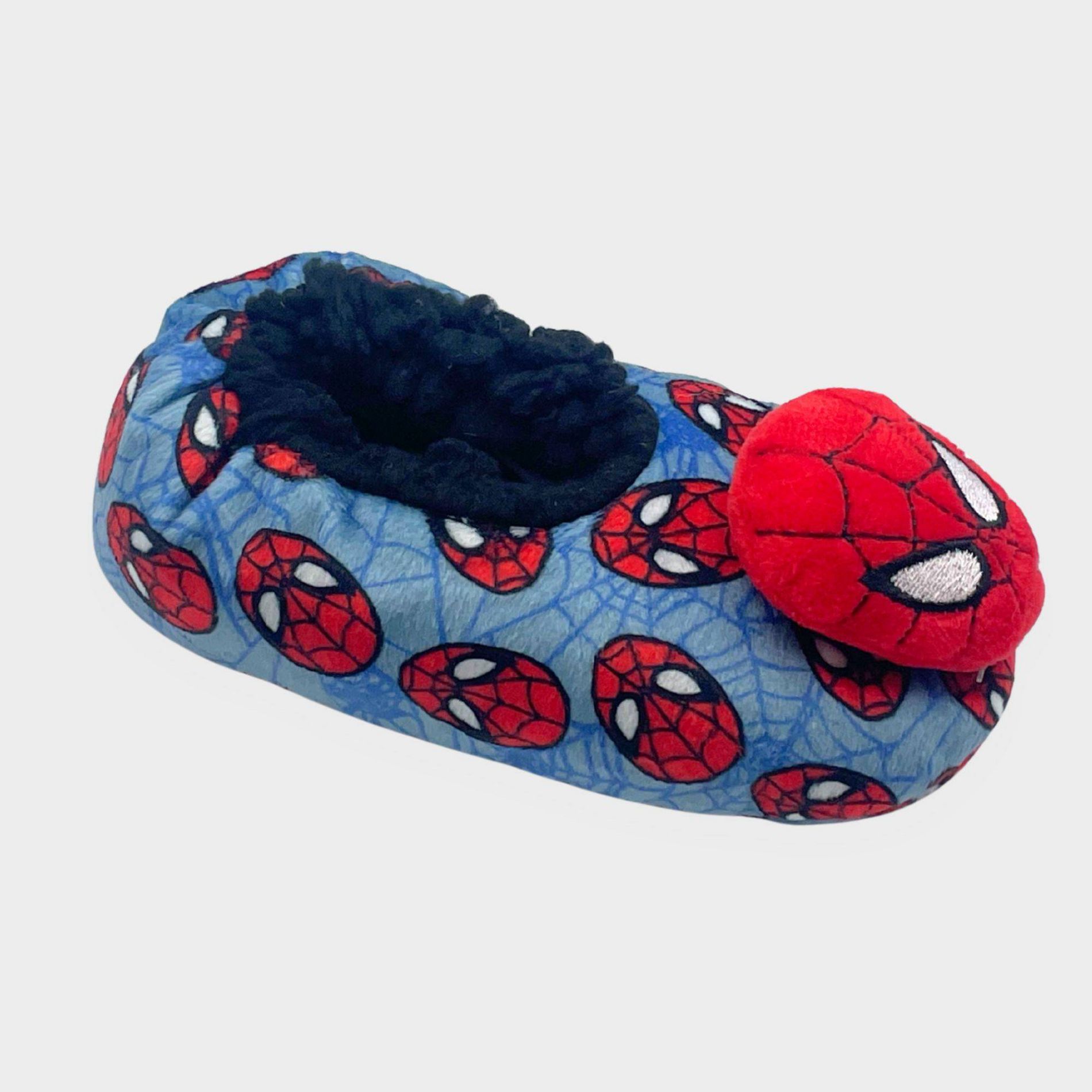 Toddler Marvel Spider-Man Character Sock Slippers - Red
