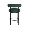 Meridian Furniture,Bordeaux Green Boucle Fabric Stool, Set of 2 - 2 of 4
