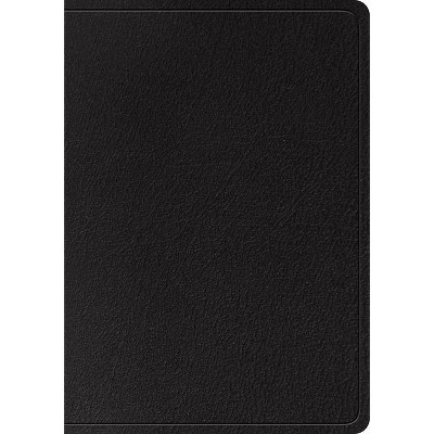 Esv Large Print Wide Margin Bible (black) - (leather Bound) : Target