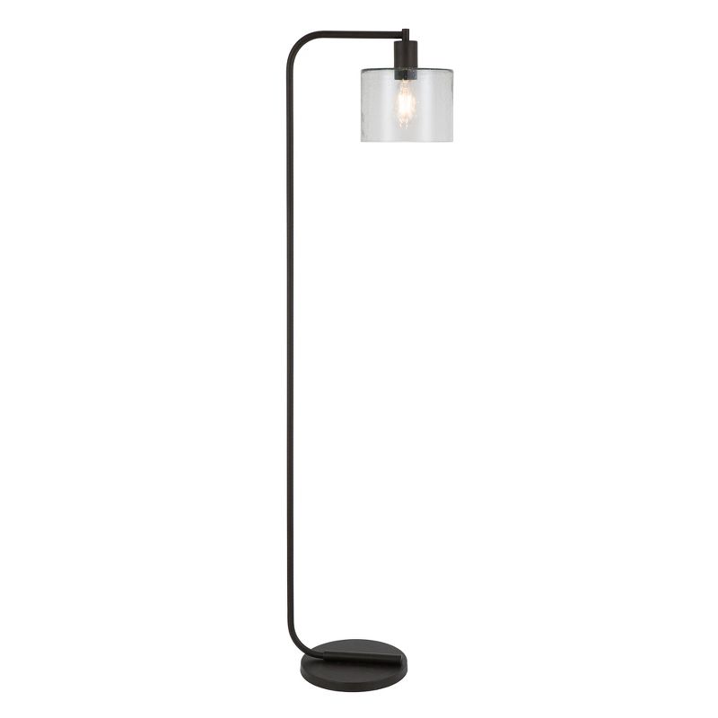 Hampton & Thyme 57" Tall Floor Lamp with Glass Shade, 4 of 13