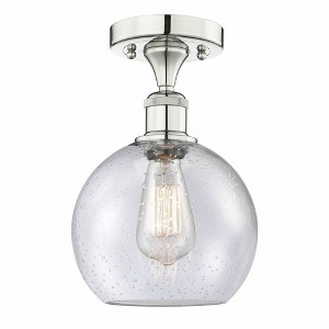 Athens - 1 Light Semi-Flush Mount In Industrial Style-10.75 Inches Tall and 8 Inches Wide - 1 of 1
