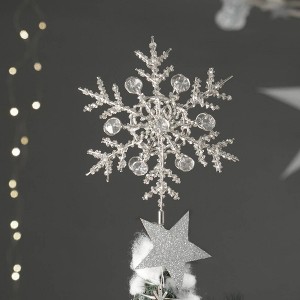 Whisen Snow Flake Christmas Tree Topper - 1 of 4