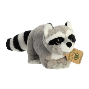 Aurora Small Raccoon Eco Nation Eco-Friendly Stuffed Animal Gray 5.5" - 1 of 4