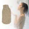 Unique Bargains Bathroom Jute Shower Gloves 9.65"x4.53" Brown 1 Pc - image 2 of 4