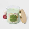 2-Wick Lidded Glass Jar Candle Wildflowers 15.1oz - Threshold™ - 3 of 3