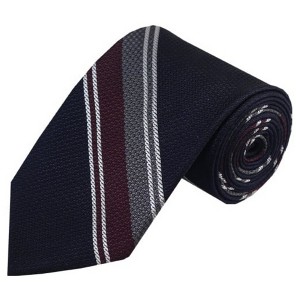 Men's Stripe 3.25 Inch Wide And 58 Inch Long Woven Neckties - 1 of 4