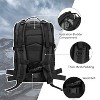 Backpack, Tactical Backpack  Camping Rucksack, 3-Day Pack Trip w/USA Flag Patch, D-Rings, Black - 4 of 4