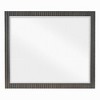 Royal Hampton Dresser Mirror, Espresso Brown Wood, Sleek Rectangular Frame 36x42 - 2 of 4