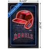 Trends International MLB Los Angeles Angels - Neon Helmet 23 Framed Wall Poster Prints - 3 of 4