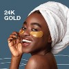 Under Eye Patches for Puffy Eyes and Dark Circles – 24k Gold Under Eye Masks for Puffiness, 20 Pairs Gold Under Eye Mask Patches for Puffy Eyes - 2 of 4