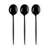 Smarty Had A Party Black Moderno Plastic Dinner Spoons - 480 pcs - 2 of 4