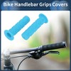 Unique Bargains Bike Handlebar Grips Covers 4.72" Blue 1 Pair - 2 of 4