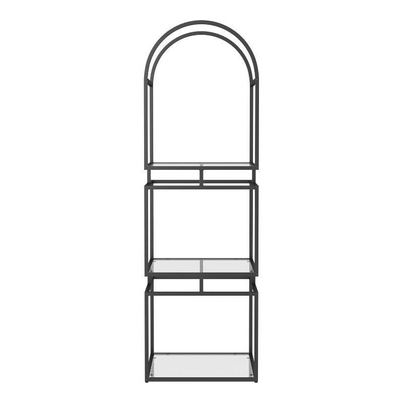 Kavery 3 Tier Open Glass Shelves Display Case - HOMES: Inside + Out, 4 of 7