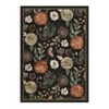 Floral Area Rug for Living Room Bedroom Washable Non-Slip Rugs Soft Indoor Foldable Accent Rug Home Decor - 4 of 4