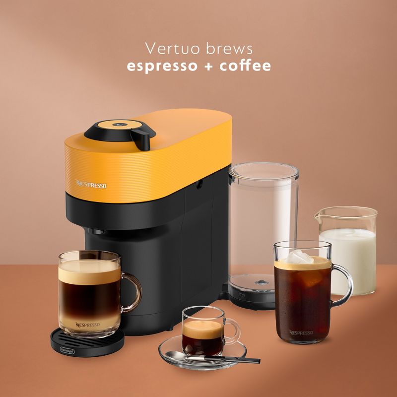 Nespresso Vertuo Pop+ Combination Espresso and Coffee Maker with Milk Frother, 3 of 13