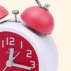REGALWOVEN Battery Powered Metal Silent Non-Ticking Compact Size Alarm Clock 3.3"L x 2.2"W x 5.1"H 1 Pc - 3 of 4